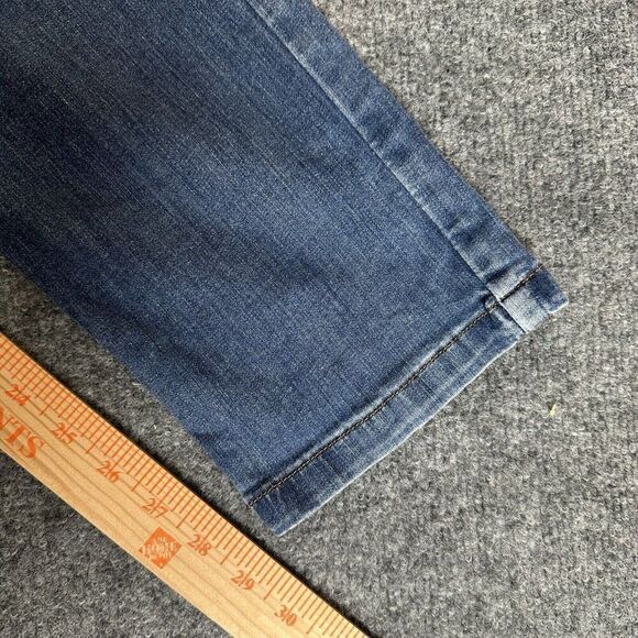 Mugsy Hamms Jeans Mens 31x29 Blue Stretch Straight Fit Denim Pants Casual Adult - Picture 7 of 11